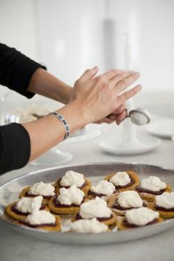 Décoration table de Noël - Noël blanc