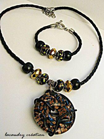 parure noir et ot patricia