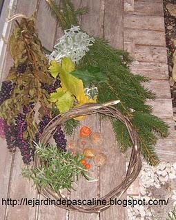 La couronne de Noël