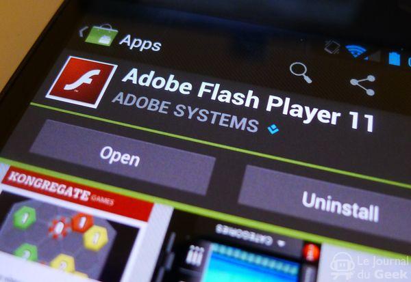 Flash ics Adobe Flash Mobile compatible Android 4.0