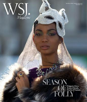 Chanel Iman en couverture de Wall Street Journal (12.2011)