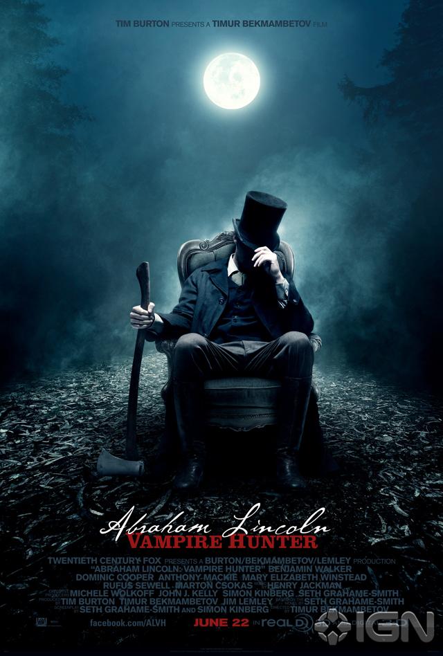 Good as... Prochain Tim Burton : Abraham Lincoln : vampire hunter