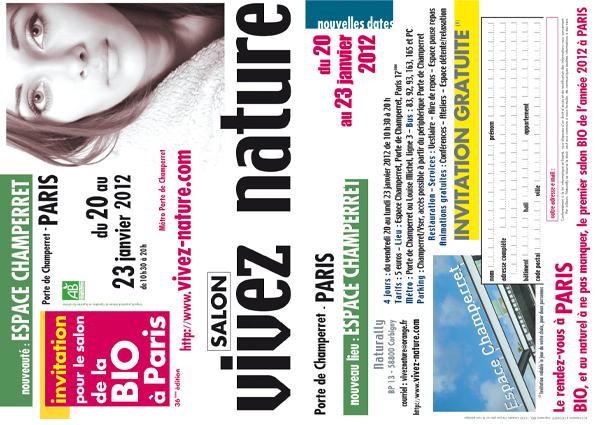 Salon vivez nature 2012: Invitation gratuite
