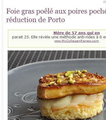 C'est moi qui l'ai fait ! Foie gras poêlé aux poires pochées épicées, réduction