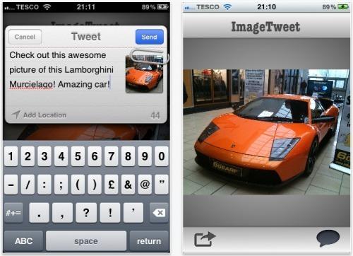 Partager vos photos sur Twitter avec ImageTweet...
