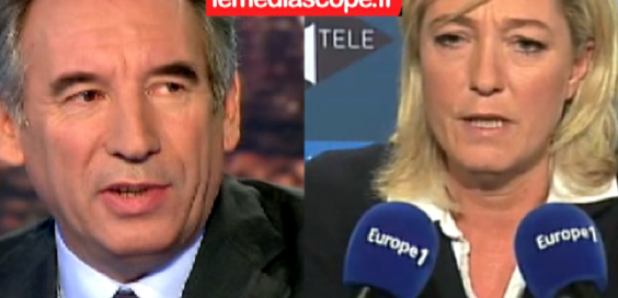 Présidentielle: un second tour Bayrou/Le Pen?