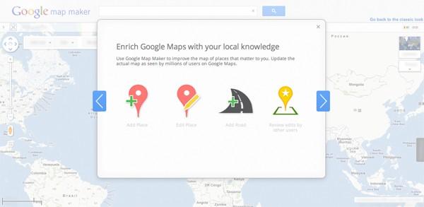 googlemap Google Map Maker : une interface simplifiée