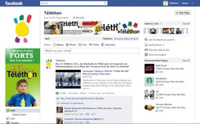 téléthon 2011,réseaux sociaux,schéma,internet