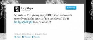 Lady Gaga offre 17 millions d’iPad 2… ou pas !