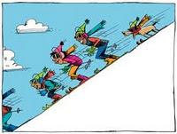 Skier dans le « peloton ... »