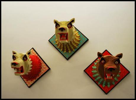 LG Galerie A J FOSIK tete ours A.J.Fosik : trophées de chasses fantastiques à la Galerie L.J.