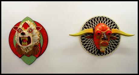 LG Galerie A J FOSIK tetes1 A.J.Fosik : trophées de chasses fantastiques à la Galerie L.J.