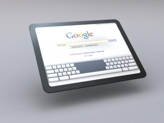 tablette google 540x404 Google pourrait sortir sa tablette en 2012