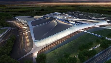 Le nouveau parc des expositions de Chartres - © Zaha Hadid Architects