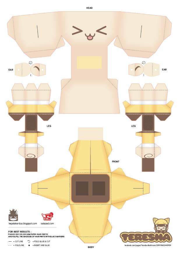 Papertoy ‘Teresha’ by Salazad