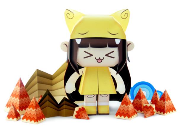 Papertoy ‘Teresha’ by Salazad
