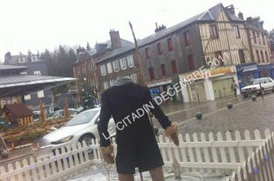 Collectionnite aigue du sapin de noèil à Bernay...