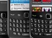 Spotify arrive BlackBerry