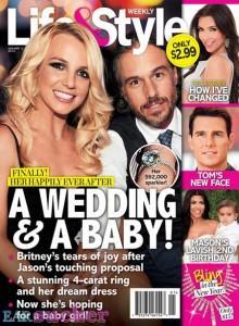 Britney Spears en un des magazines pour ses fiançailles