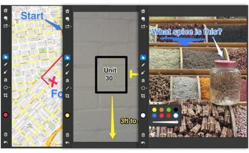 Faire avancer ses idées et projets en utilisant le moins de mots possible, avec Skitch pour iPad...
