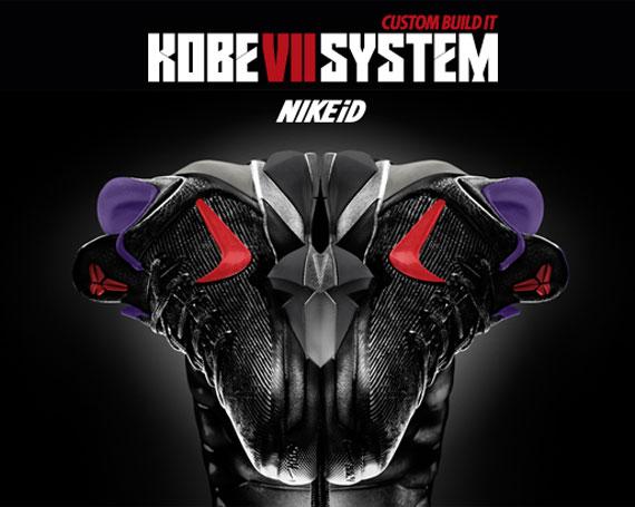 nike zoom kobe vii id Release: Nike Zoom Kobe VII iD