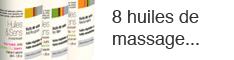 8 huiles de massage