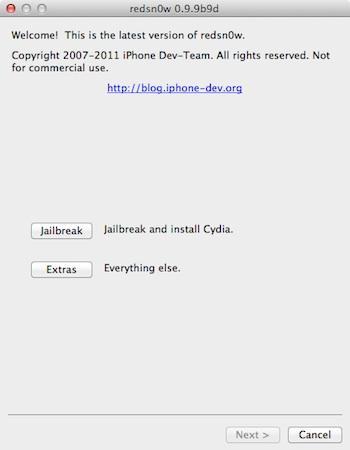 Jailbreak iOS 5.0.1 : Redsn0w 0.9.9d est disponible et supporte ultrasn0w