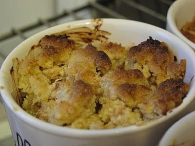 Dessert:Crumble Figues et Pommes aux Petits Beurres