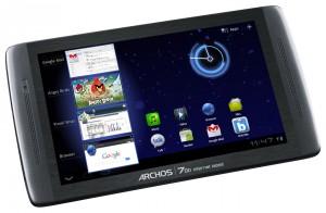 La tablette d’ « Archos 70 Internet » passe à la version 70b en 2012