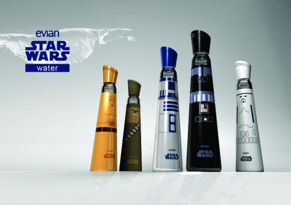 star wars 600x423 Star Wars : des concepts de bouteilles deau Evian