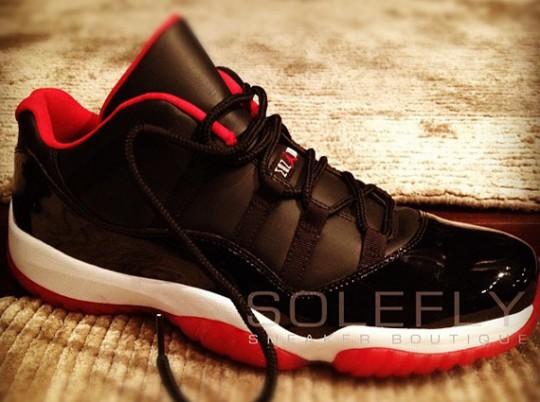 air jordan xi low bred sample 540x402 Air Jordan XI Low ‘Bred’ 