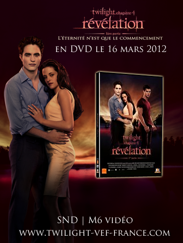 Jaquette française du DVD de Breaking Dawn