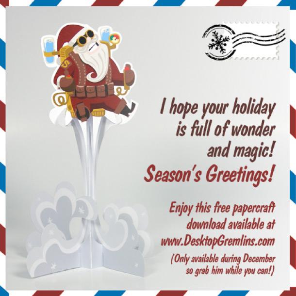 ‘Steampunk Santa’ de Desktop Gremlins
