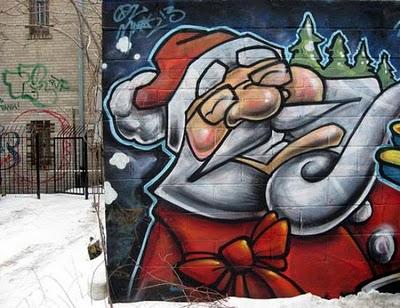 Street-artist de la semaine : ils ont graffé Noël