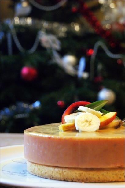 Tarte aux fruits exotiques