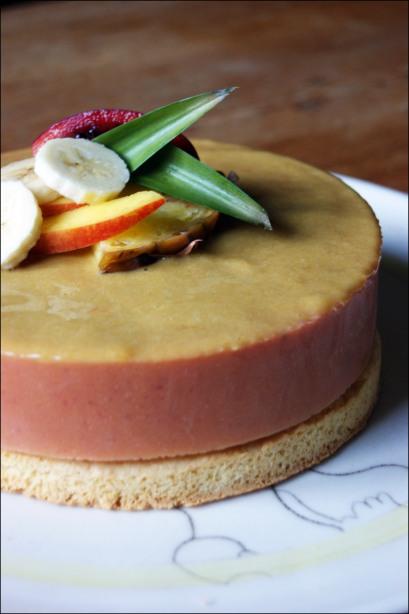 Tarte aux fruits exotiques