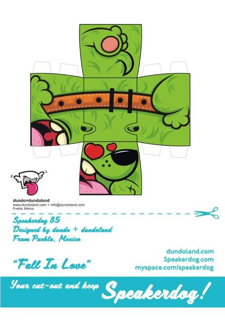 Papertoys SpeakerDog Série #4 (x 22)