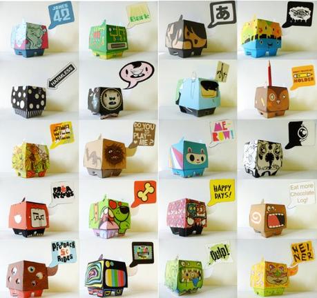 Papertoys SpeakerDog Série #4 (x 22)