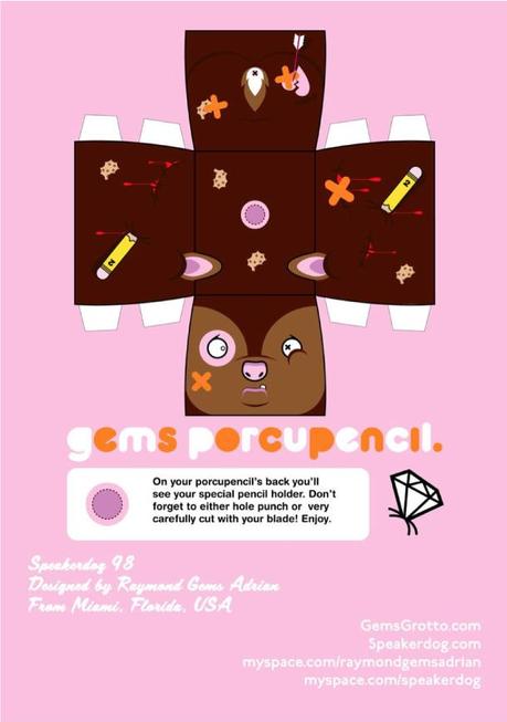 Papertoys SpeakerDog Série #4 (x 22)