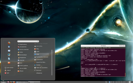 menu cinnamon 560x350 Installer le gestionnaire d’interface Cinnamon sur Ubuntu