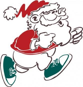 santa-copy Joyeux running Noël !