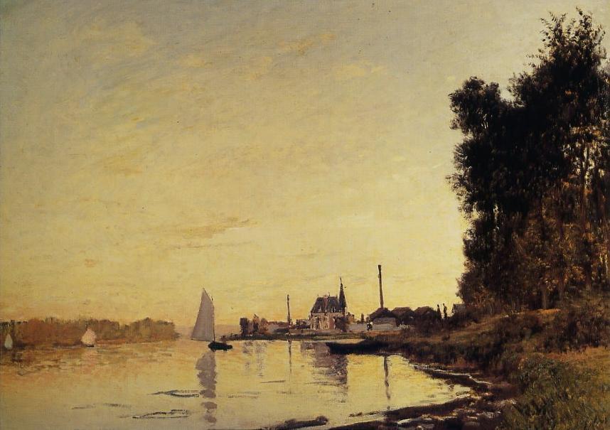 Argenteuil, fin d'après-midi  Claude Monet, 1874