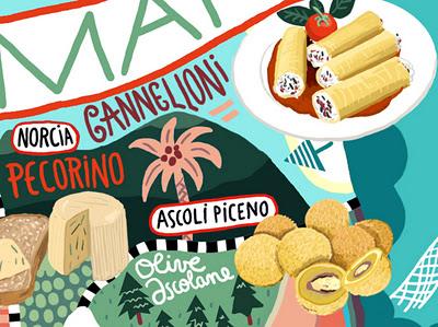 La carte des spécialités gastronomiques italiennes