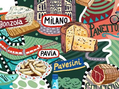 La carte des spécialités gastronomiques italiennes