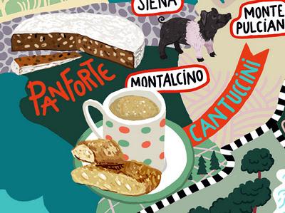 La carte des spécialités gastronomiques italiennes