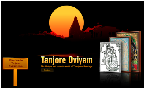 tanjoreoviyam_1 Tanjore Oviyam fait sa présentation sur le net de façon originale