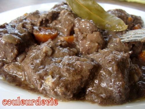 Daube de sanglier au cognac