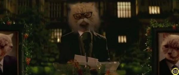 dark knight rises cat 600x254 Dark Knight Rises, le trailer avec des chats