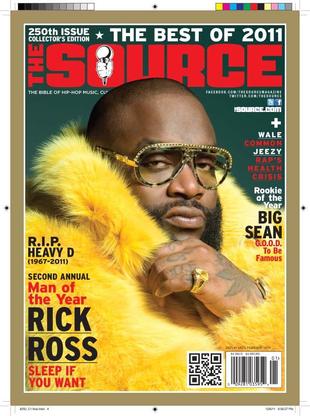 Rick Ross (Man of the year) et Big Sean (Rookie of the year) en couverture de The Source