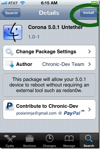 install thumb Redsnow & Corona   Jailbreak untethered pour iOS 5.0.1   iPhone 4S